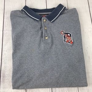 Vintage STITCHES Men's Detroit Tigers Polo Shirt
